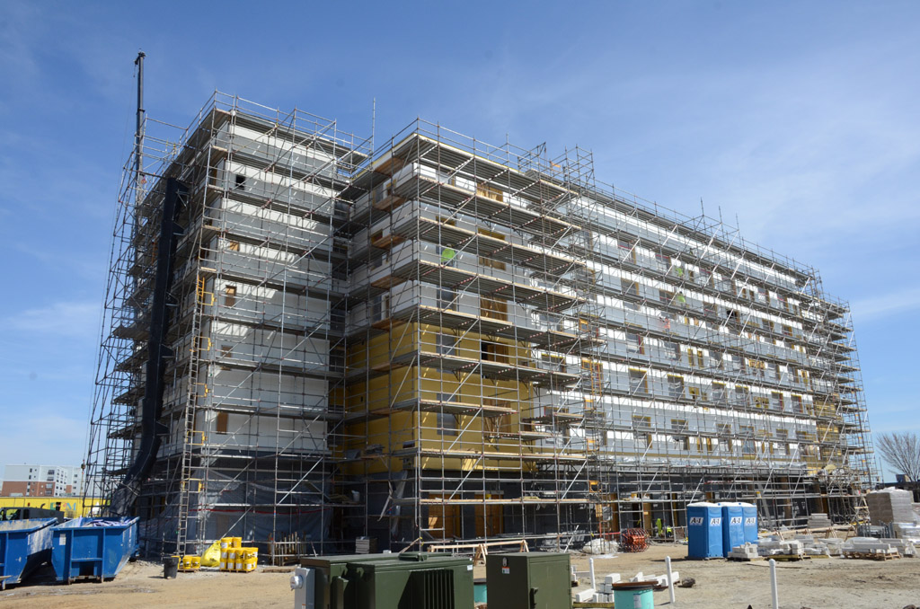 pinnacle scaffold, scaffolding, scaffold, hyatt place, DE, non union, open shop, scaffold rental, 3701